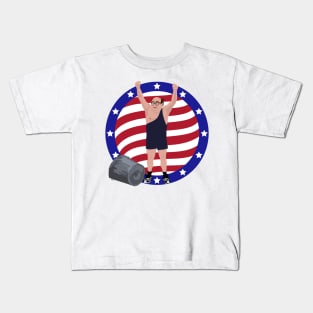 The Trashman - A Real American Kids T-Shirt